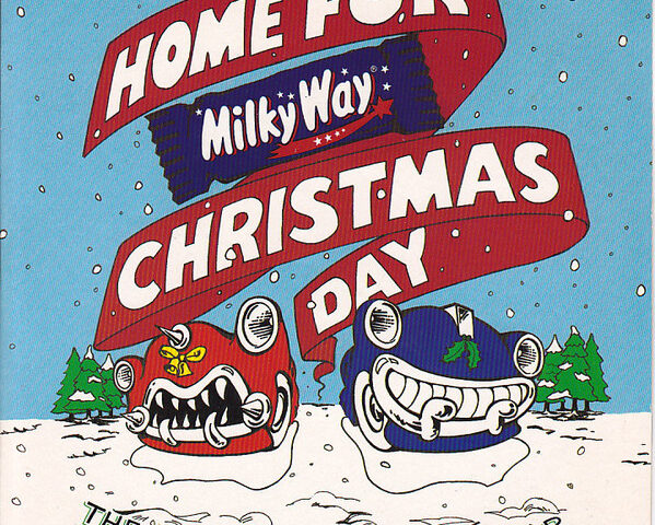 Milky Way - Home For Christmas - The Red Car And The Blue Car - 7 inch vinyl 45 RPM record