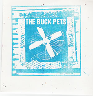 The Buck Pets - Car Chase / Shave - Blue Vinyl Seven Inch Record