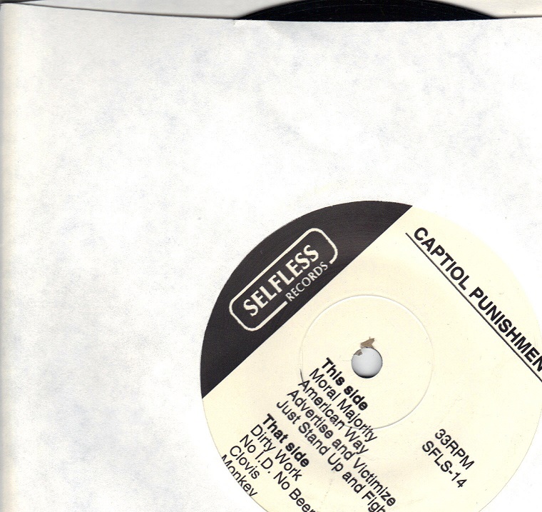 Capitol Punishment - Capitol Punishment - Seven Inch Vinyl Record