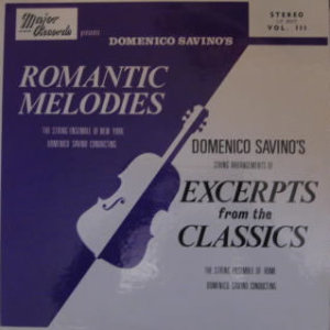 Domenico Savinos - Romantic Melodies - Vinyl Album on Major Records