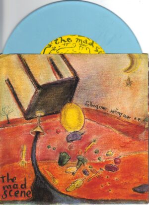 The Mad Scene - Falling Over Spilling Over - Seven inch on blue vinyl on Homestead Records