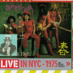 New York Dolls - Live In NYC 1975 Red Patent Leather - Cassette tape on Restless Records
