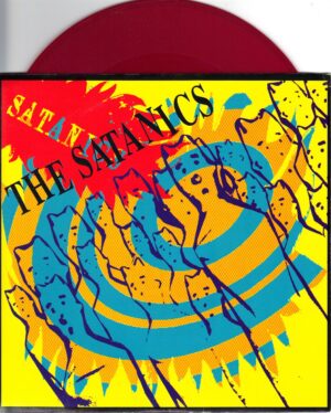 The Satanics - Devil Rockin Man - 7 inch on Red vinyl on Rockville Records