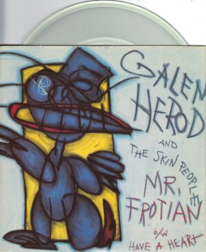 Galen Herod And The Skin People - Mr Frotian - 7 Inch CLEAR Vinyl Record