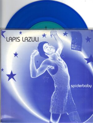 Lapis Lazuli - Spiderbaby - 1996 Superkool 7 Inch BLUE Vinyl Record