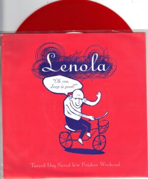 Lenola - Tarred Dog Saved - 1995 Tappersize 7 Inch RED Vinyl Record