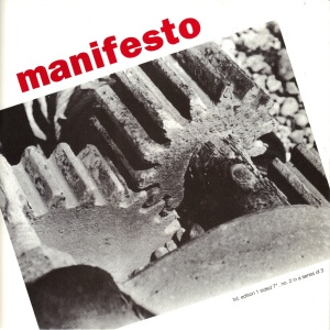 Manifesto - Gravity - Limited Edition 1 Sided UK Import 7 Inch Vinyl Record
