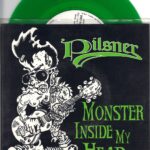 Pilsner / Liverball - Split - 1997 Get Hip 7 Inch GREEN Vinyl Record
