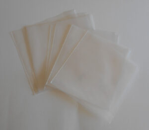 25 Clear Plastic 7 inch 45 Storage Sleeves