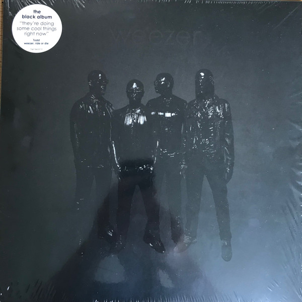 Weezer The Black Album Vinyl Record Round Flat Records