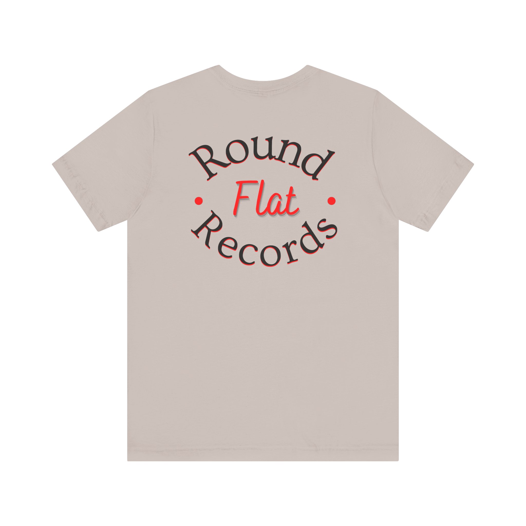 Your Destination For Vinyl - Round Flat Records - T-Shirt - Image 6