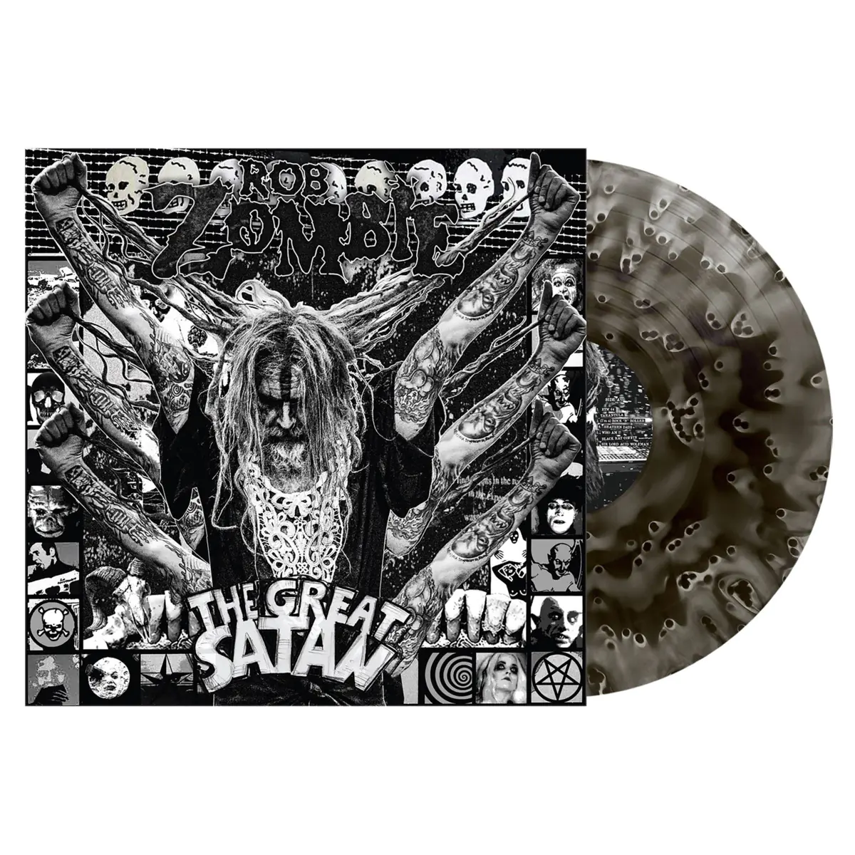 Rob Zombie – The Great Satan – Ghostly Black Vinyl Record