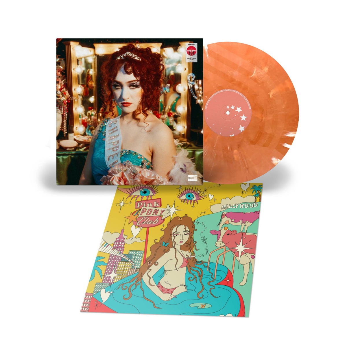 Chappell Roan – The Rise and Fall of a Midwest Princess (Target Exclusive) – Double Peach and White Vinyl Records