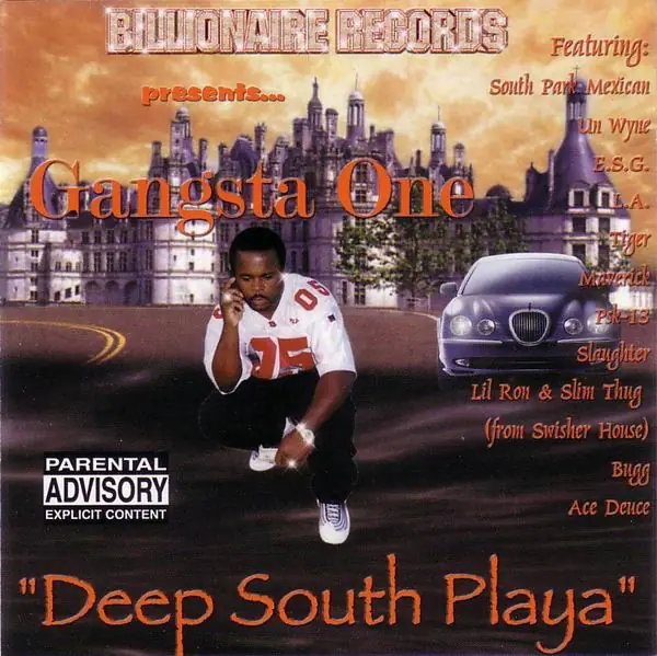 Gangsta One - Deep South Playa - Compact Disc