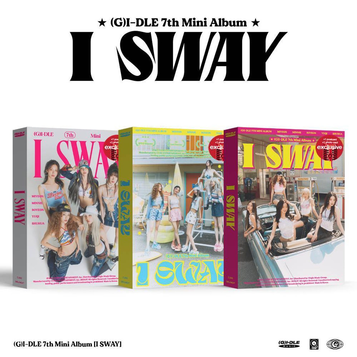 (G)I-DLE - I SWAY - Target Exclusive Compact Disc