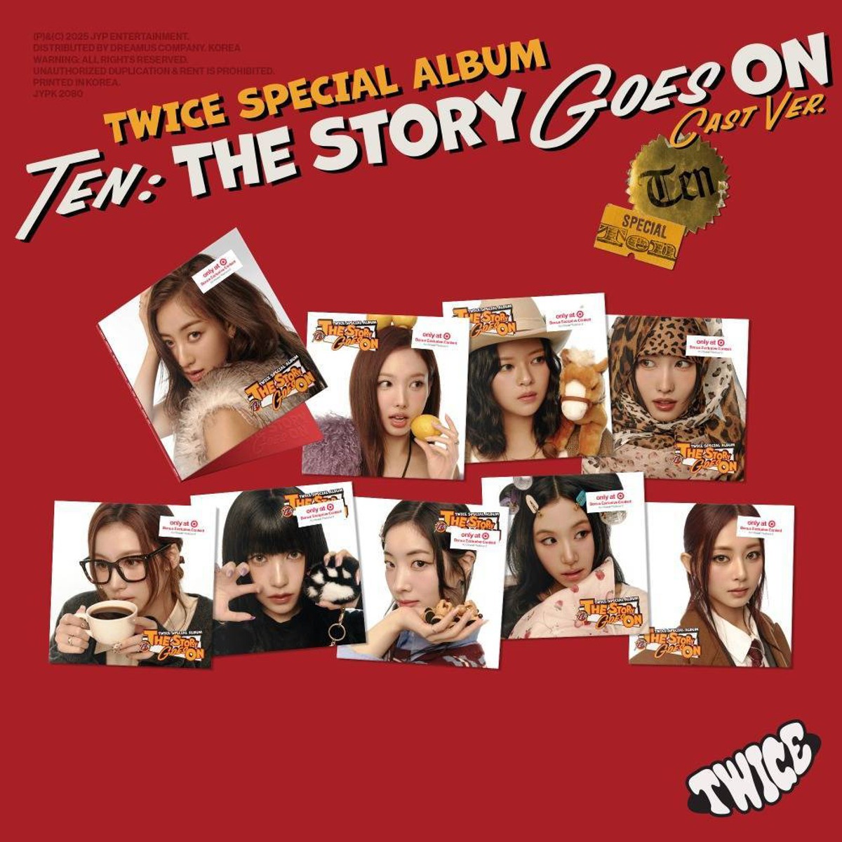 TWICE - TEN: The Story Goes On - Target Exclusive Compact Disc