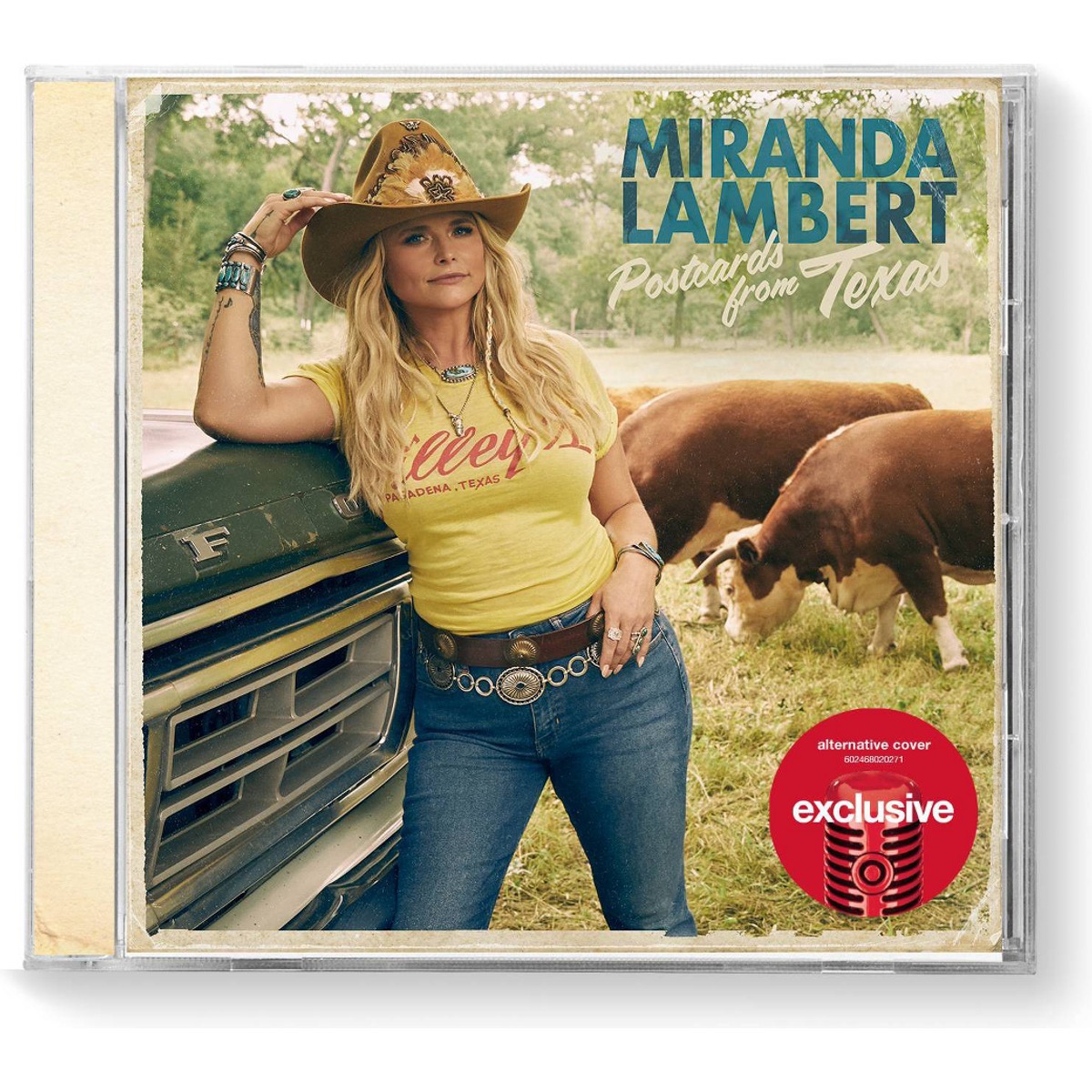 Miranda Lambert - Postcards from Texas - Target Exclusive Compact Disc with Postcard