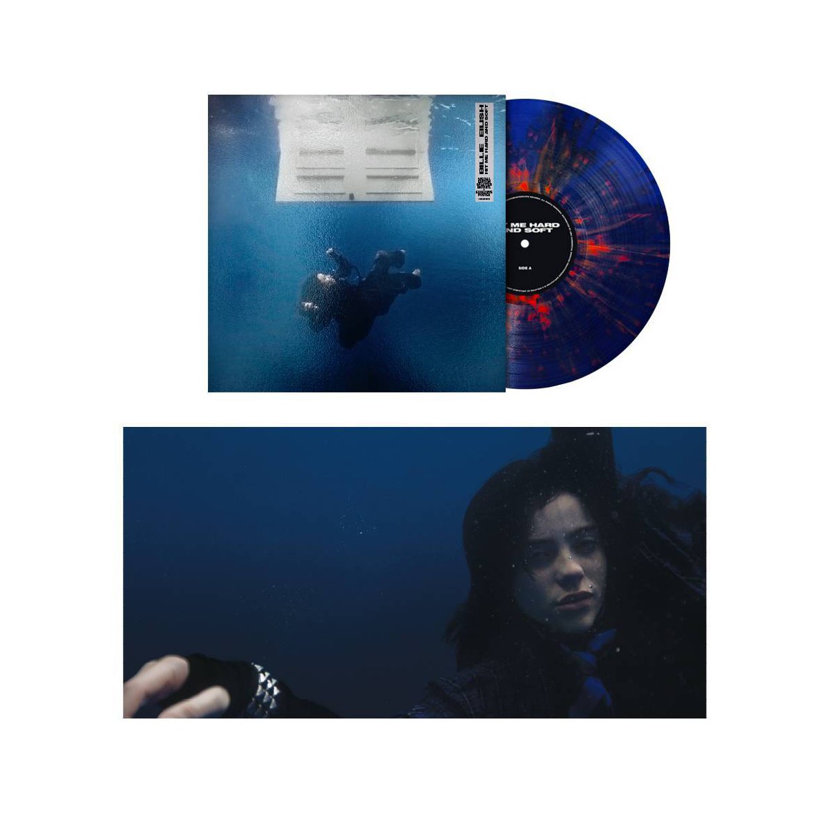 Billie Eilish - HIT ME HARD AND SOFT - 1 Year Anniversary Splatter Bio-Vinyl Record