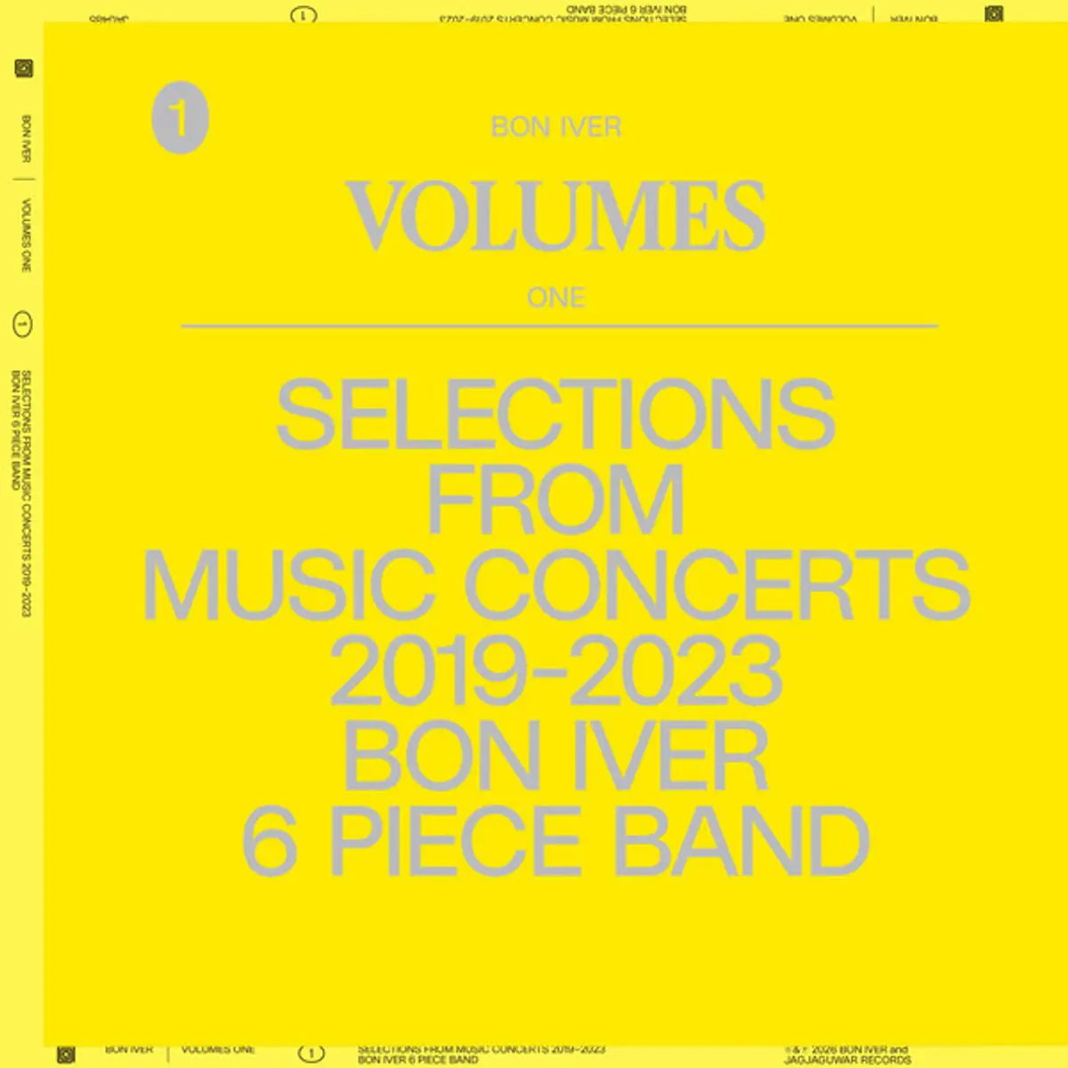 Bon Iver – Volumes: One – Selections from Music Concerts 2019–2023 – Vinyl Record