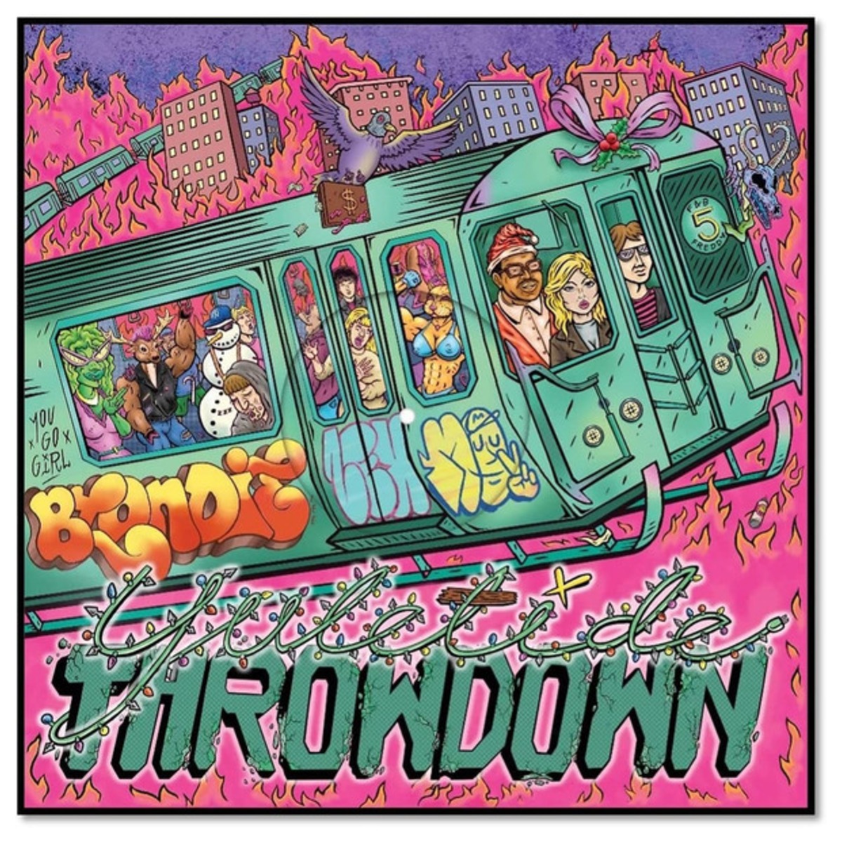 Blondie – Yuletide Throwdown – Hot Pink Vinyl Record