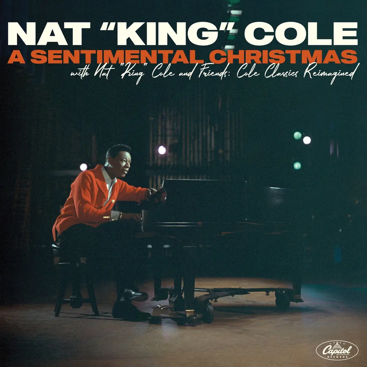 Nat King Cole – A Sentimental Christmas – Clear Red Vinyl Record