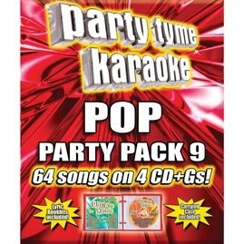 Party Tyme Karaoke – Pop Party Pack 9 – Four CD+G Set