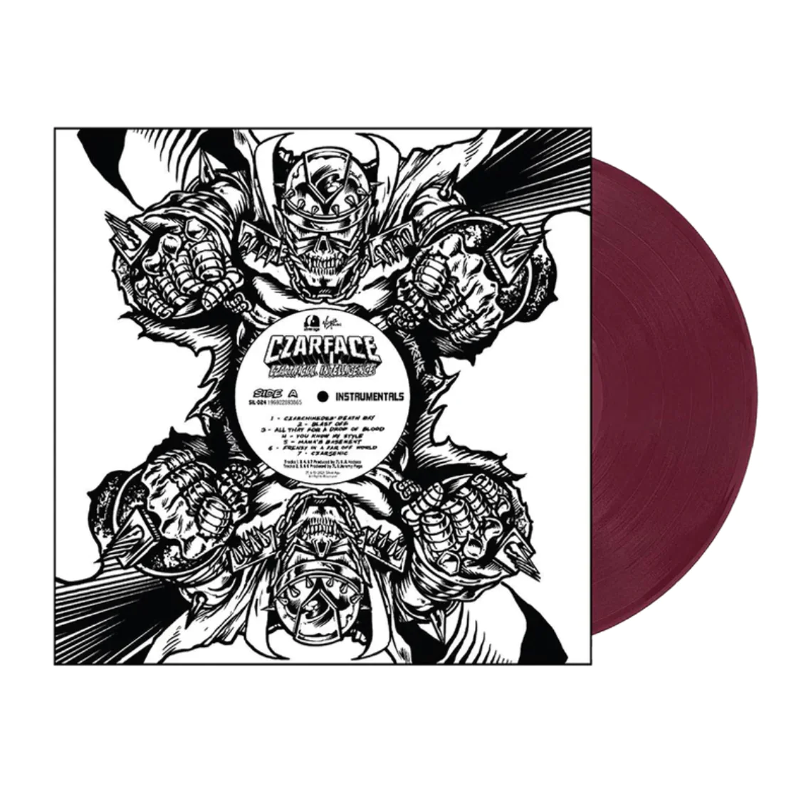 Czarface – Czartificial Intelligence (Instrumentals) – RSD Essentials Czarvard Crimson Vinyl Record